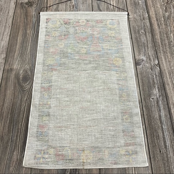 Vintage 1970 Primitive Design Linen Cloth Dish Towel Calendar - Picture 7 of 7